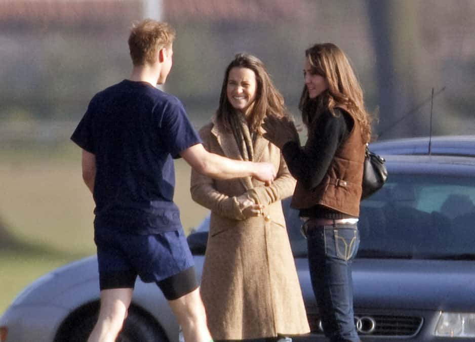 Prince William, Kate Middleton and her sister Pippa Middleton