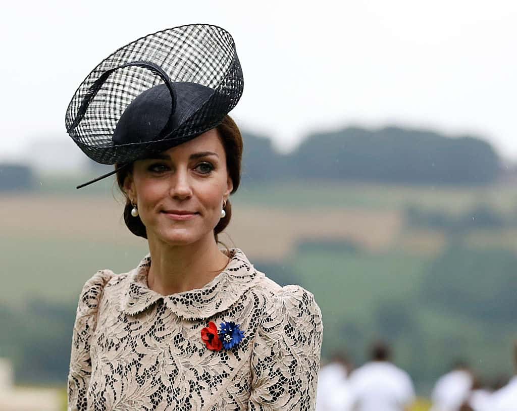 Duchess of Cambridge attends the 100th anniversary of the beginning of the Battle of the Somme