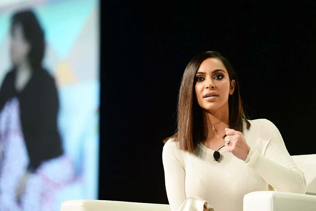 Kim Kardashian West speaks during the #BlogHer16 Experts Among Us - 2016