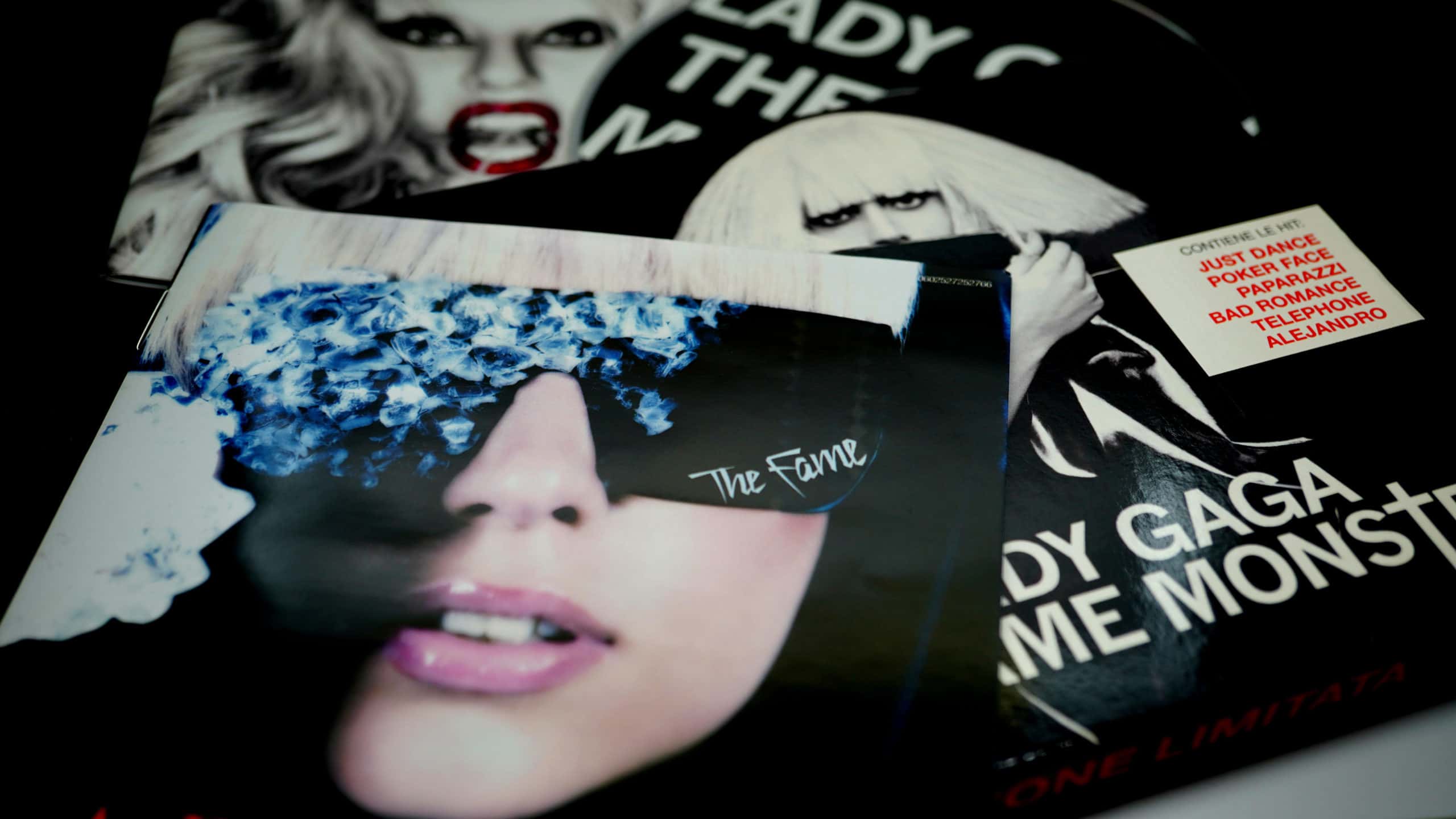 CD Iinserts by the American singer LADY GAGA
