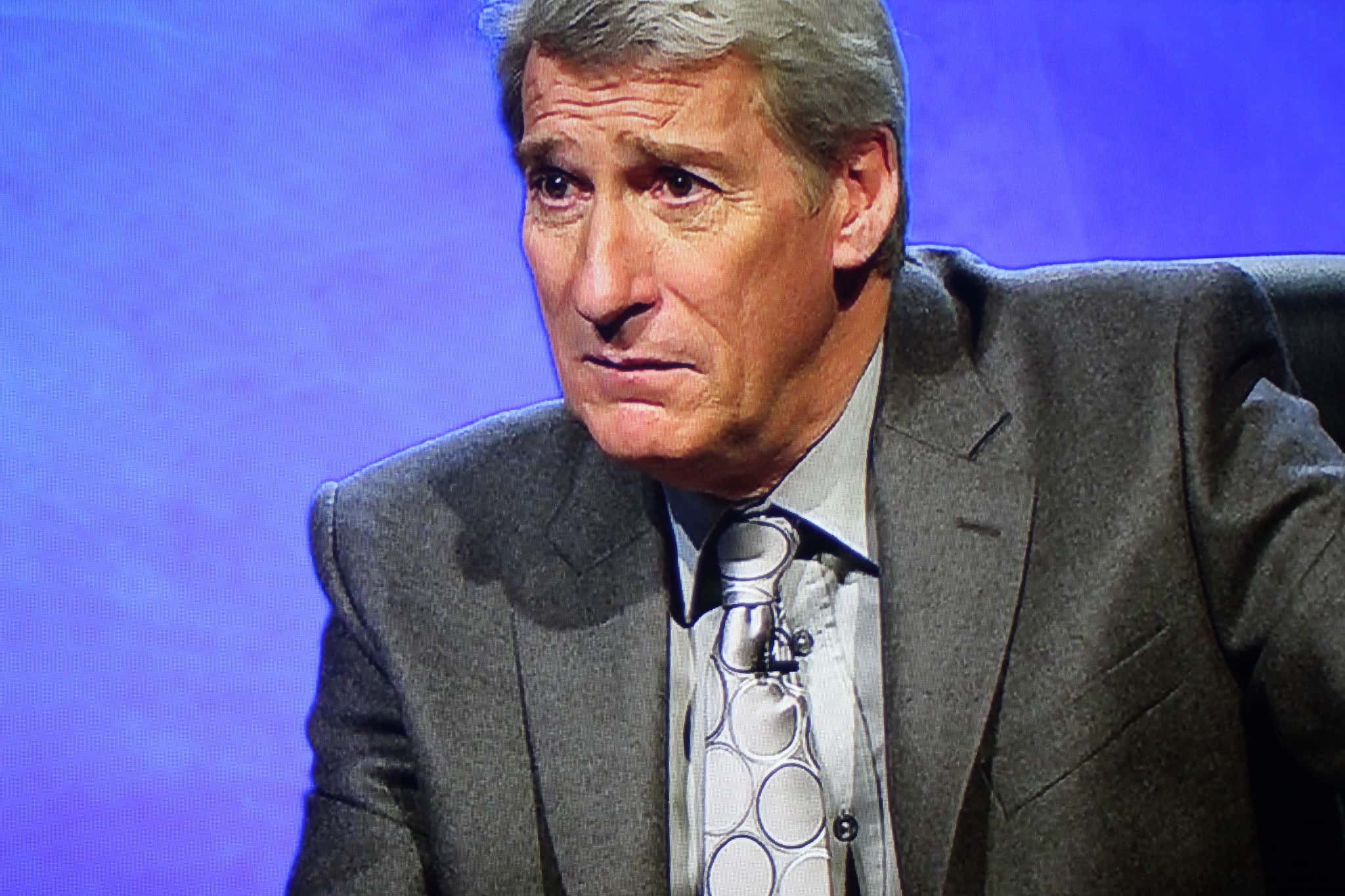Jeremy Paxman staring