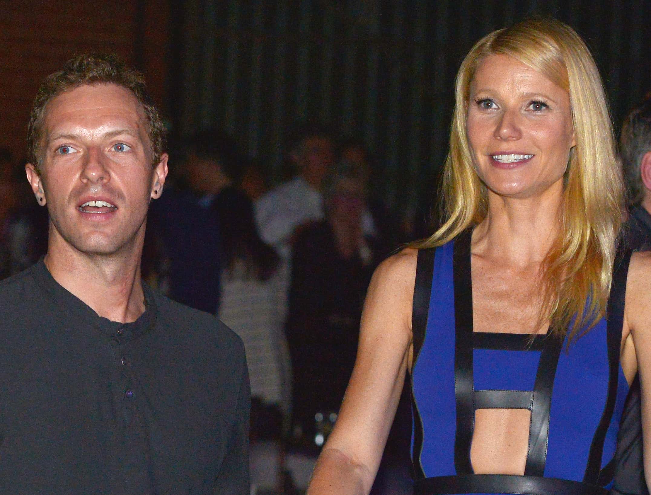 Songwriter Chris Martin and actress Gwyneth Paltrow - 2014