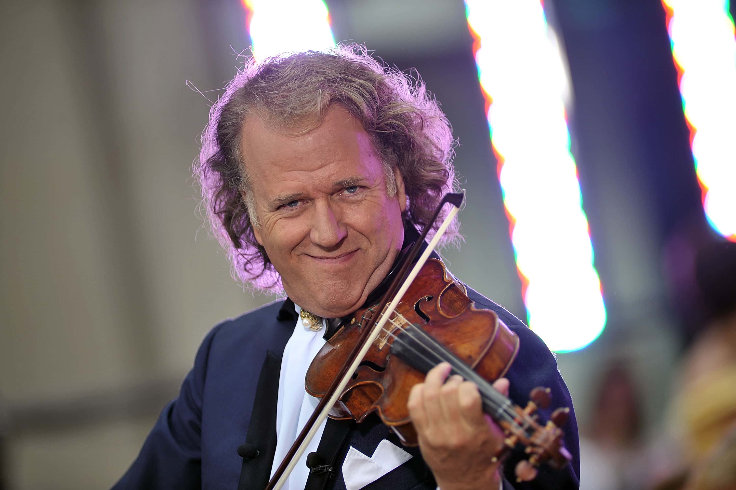 Dutch violinist Andre Rieu and his Johann Strauss Orchestra perform on NBC's