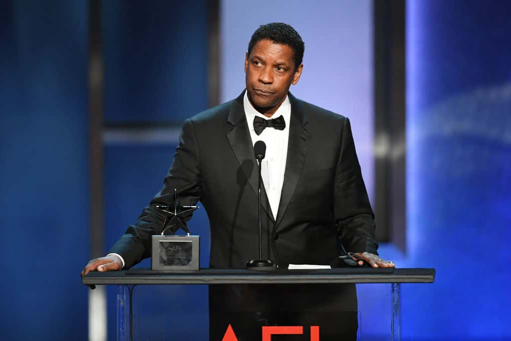Denzel Washington speaks onstage during the 47th AFI Life Achievement Award