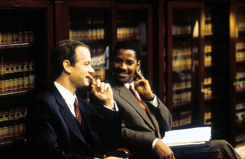 Tom Hanks And Denzel Washington In 'Philadelphia'