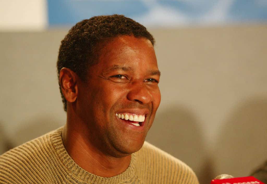 Actor Denzel Washington participates in the "Out Of Time" press conference during the 2003 Toronto International Film Festival