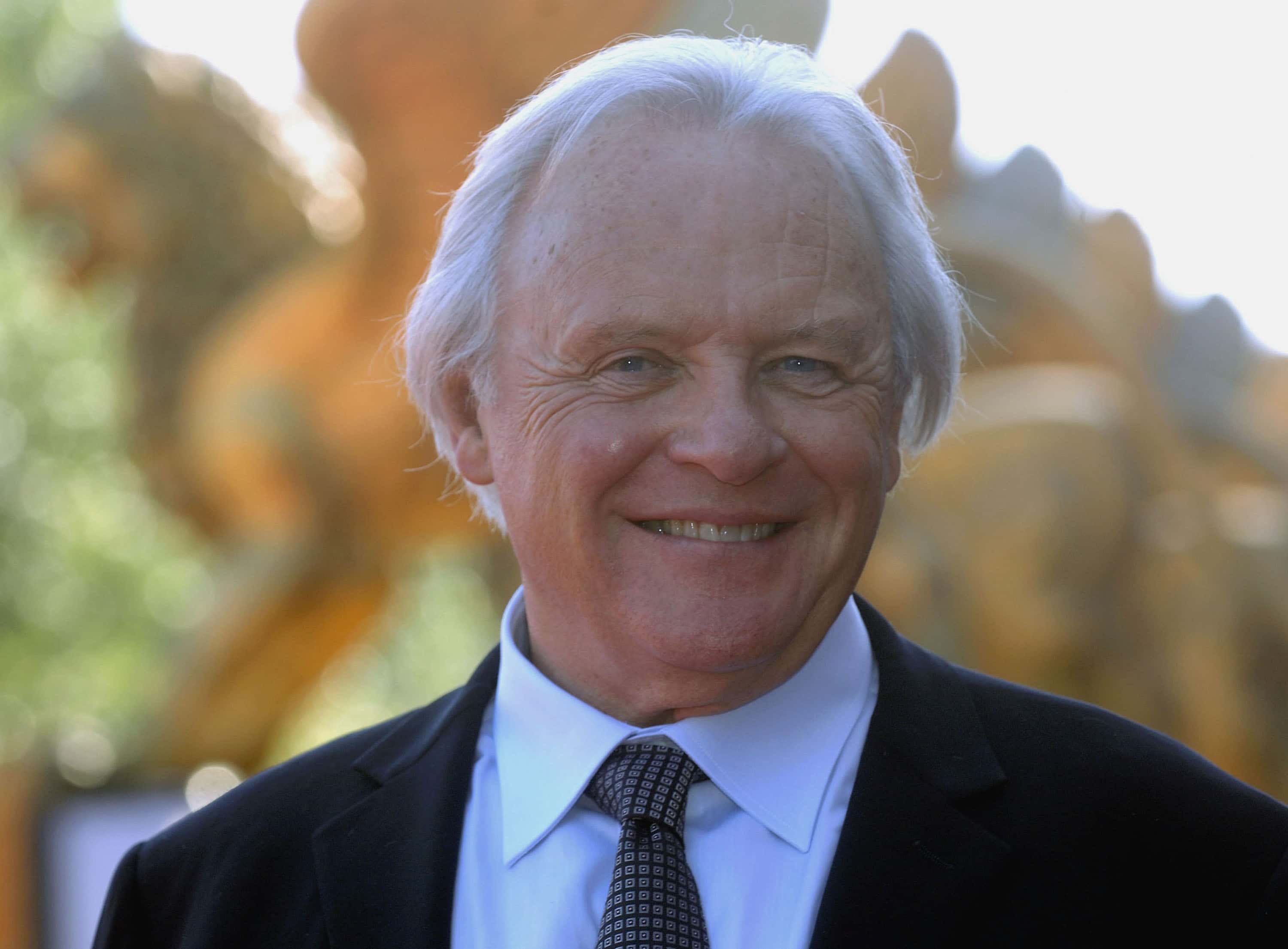 Actor Sir Anthony Hopkins arrives for premiere for the film "Proof"