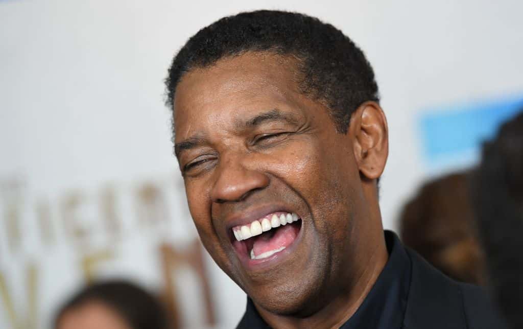 Actor Denzel Washington attends the 'The Magnificent Seven' New York premiere