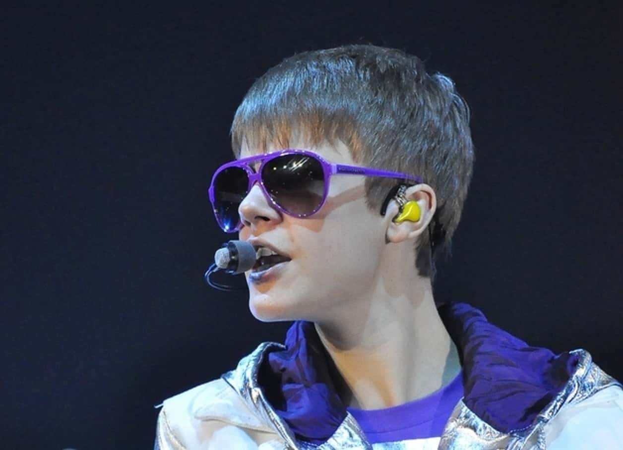 Justin Bieber at the Sentul International Convention Center in West Java