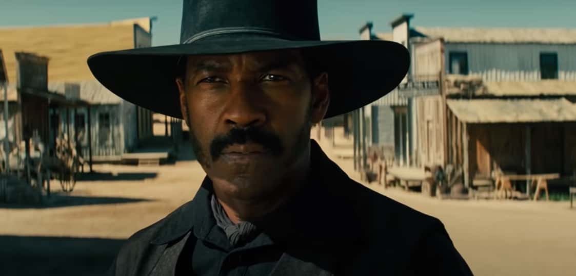Screenshot from the film The Magnificent Seven (2016)