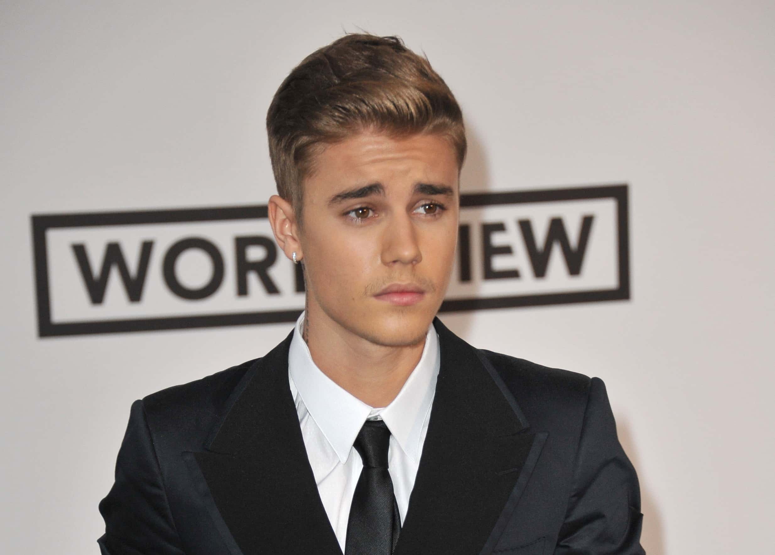 Justin Bieber at the 21st annual amfAR Cinema Against AIDS Gala