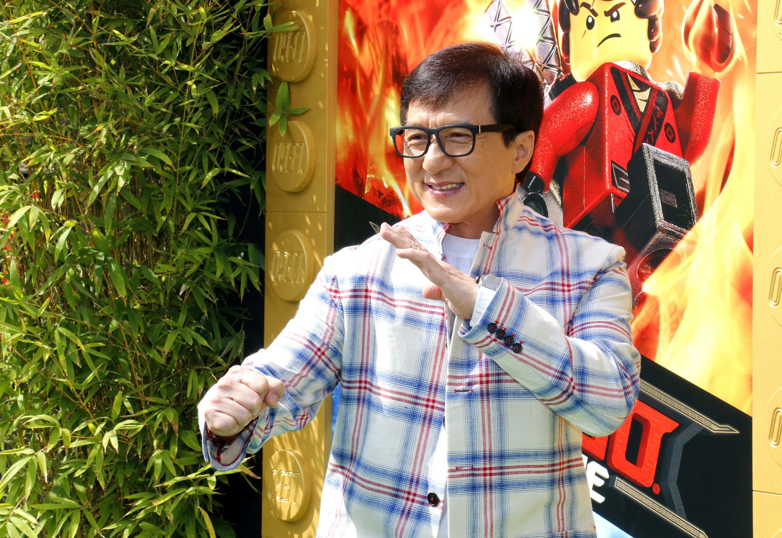 Jackie Chan at the Los Angeles premiere of 'The LEGO Ninjago Movie'