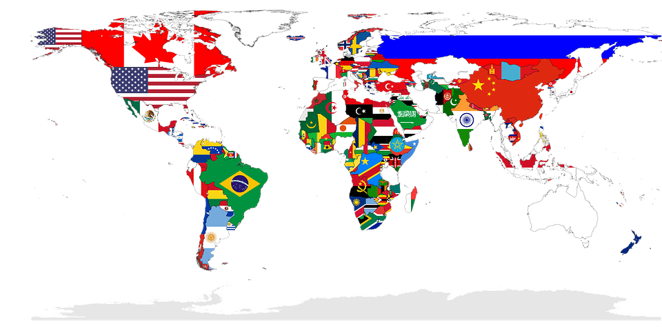 world map