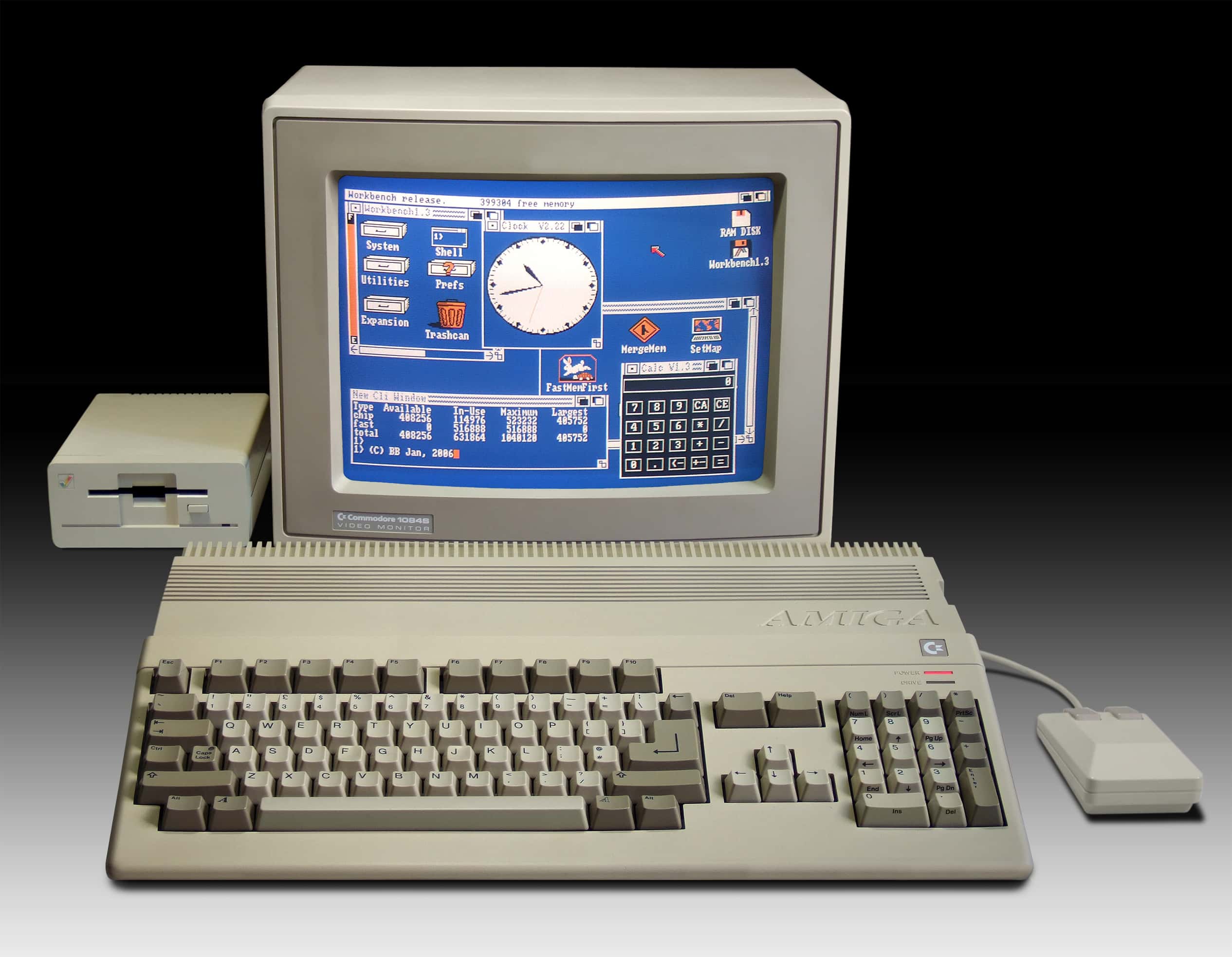 Commodore Amiga 500, 16-bit computer