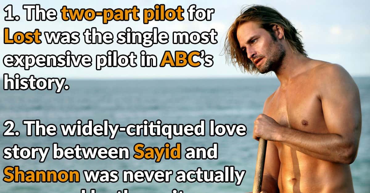 BehindTheScenes Facts About Lost Factinate