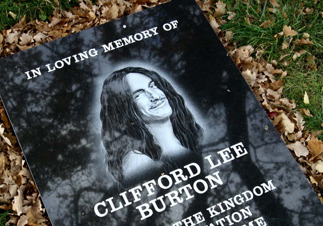 Clifford Burton Memorial Stone At Crash Site