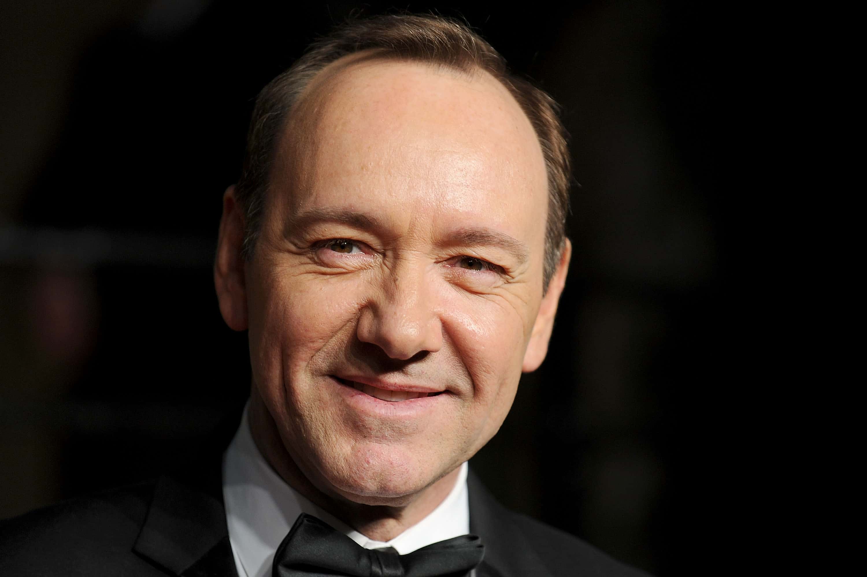 Actor Kevin Spacey arrives at the Vanity Fair Oscar party hosted by Graydon Carter