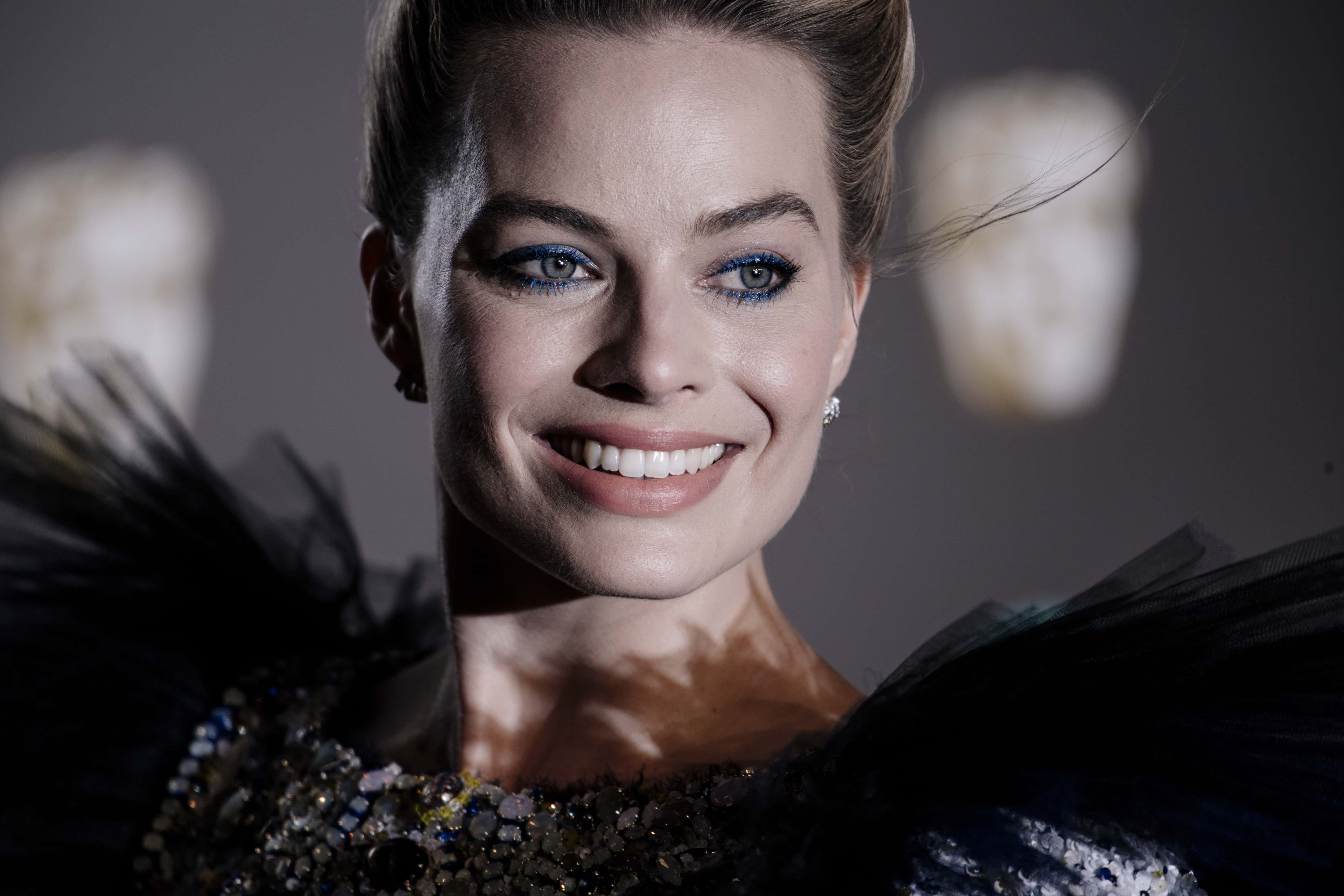 Margot Robbie attends the EE British Academy Film Awards at Royal Albert Hall on February 10, 2019 in London