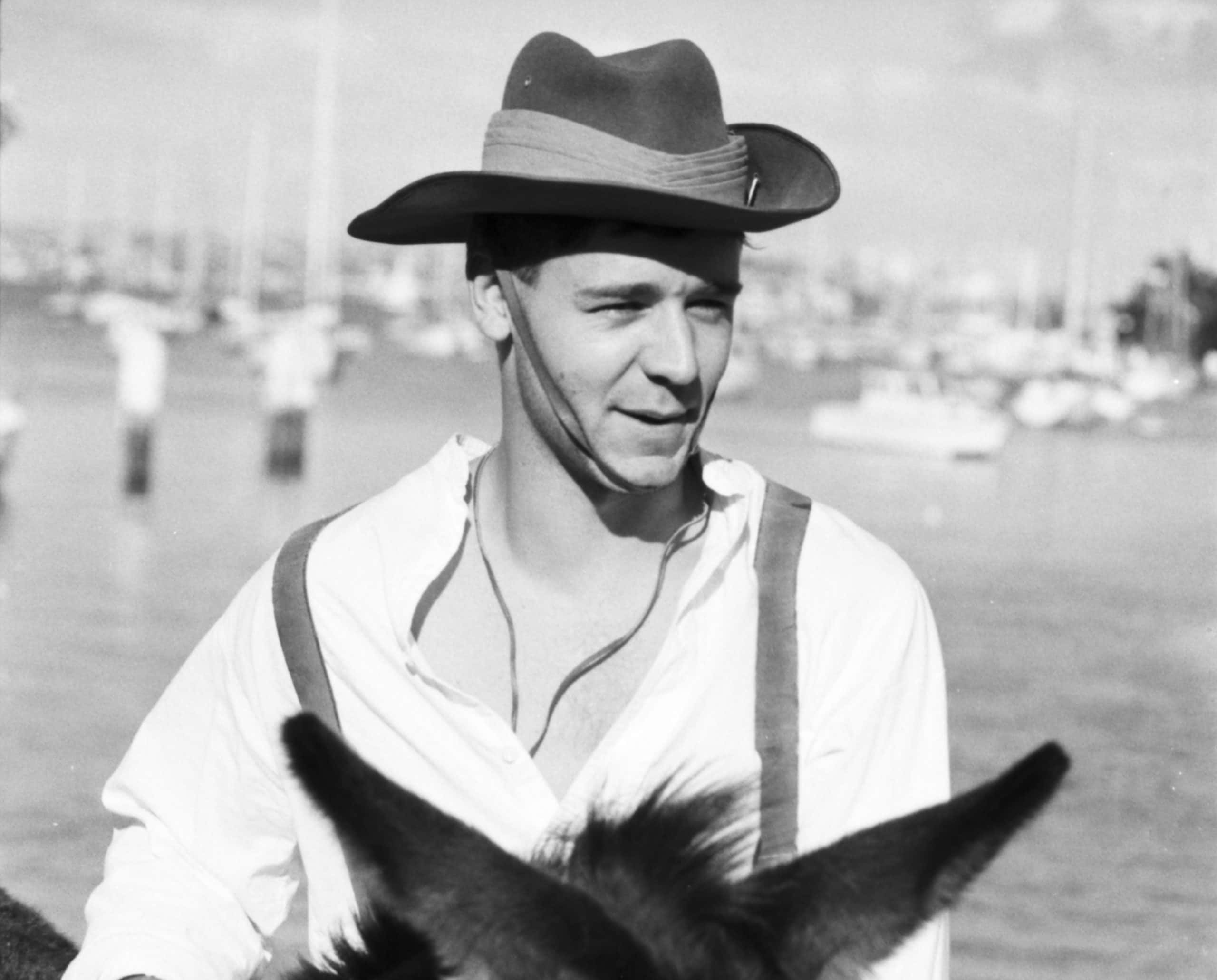  Russell Crowe is the lead actor in the play, 'Simpson, J. 202' , which will be on at the Ens