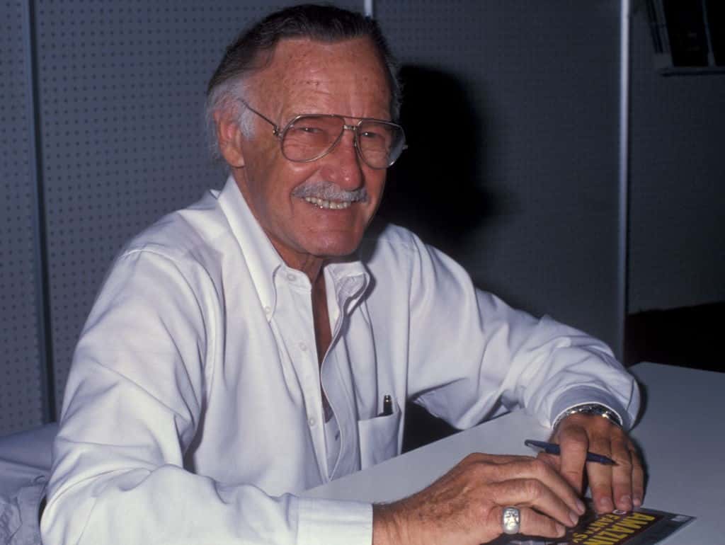 Comic book mogul Stan Lee attending 