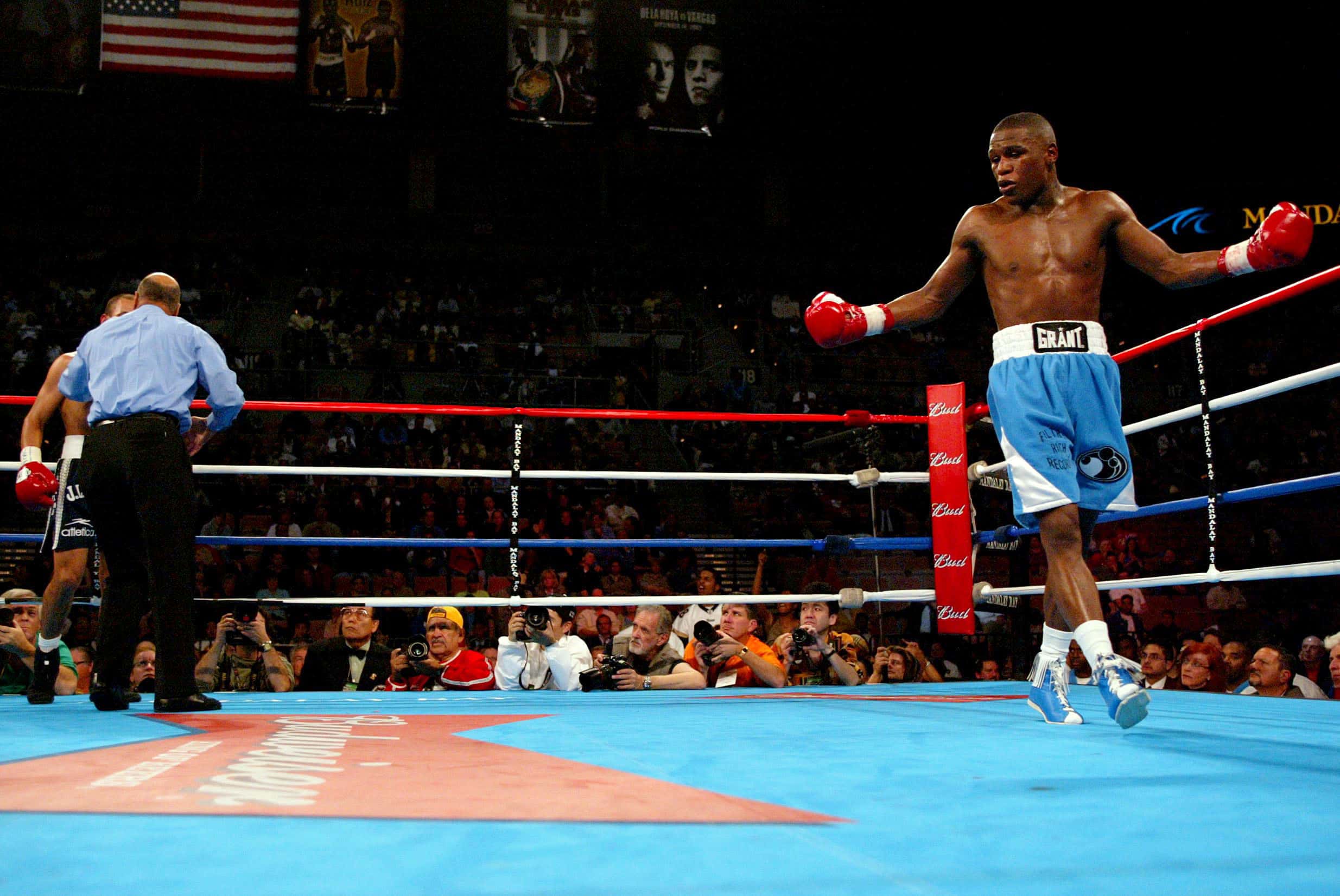 Floyd Mayweather in the ring