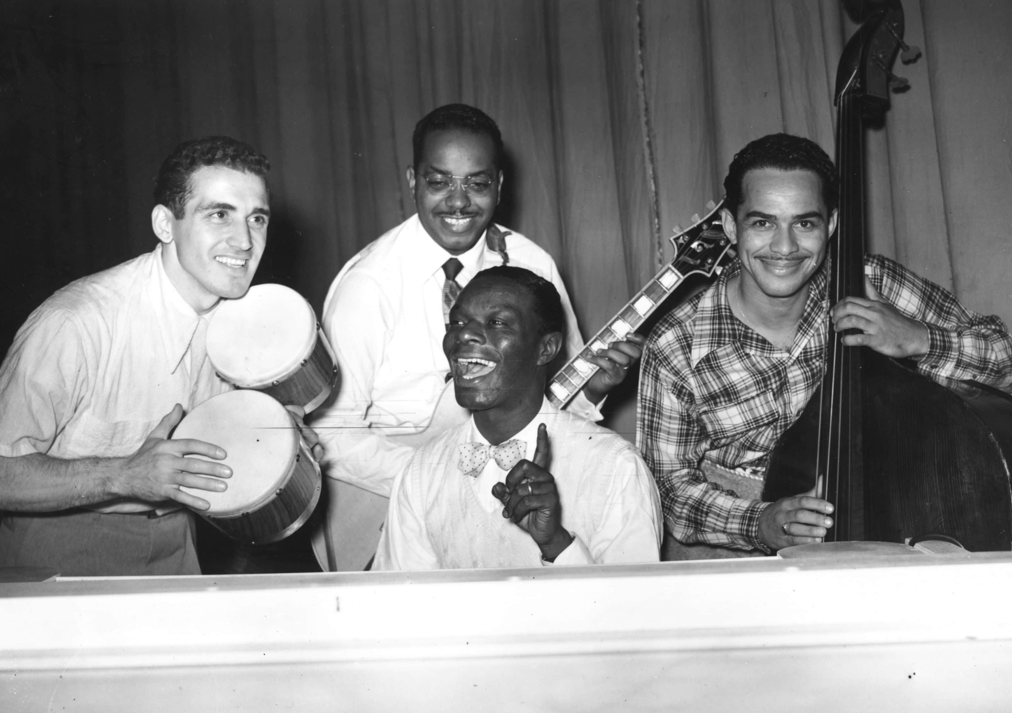 American jazz pianist and singer Nat King Cole