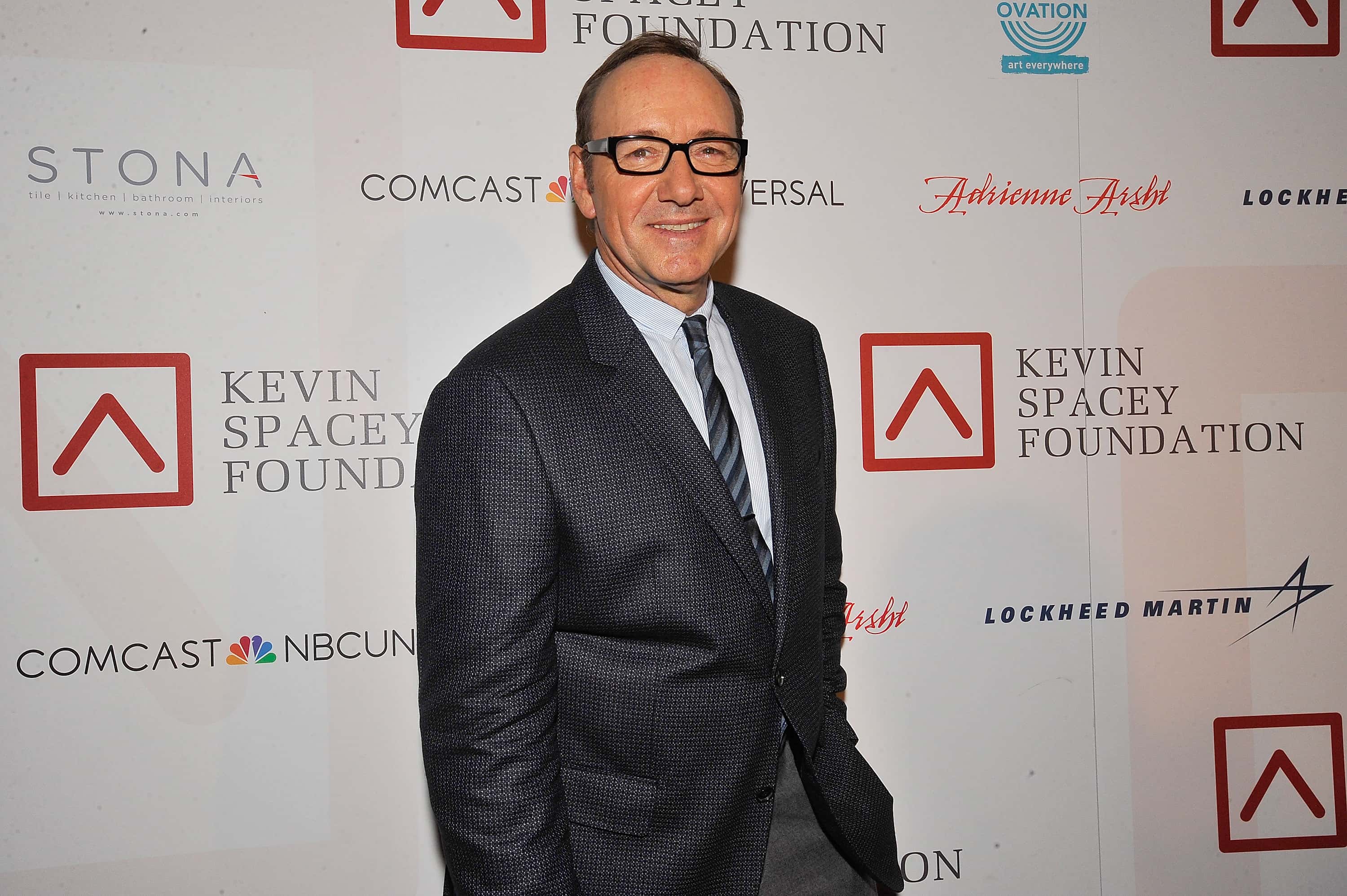 Kevin Spacey is seen on the red carpet during the after party for the Kevin Spacey Foundation Benefit Concert