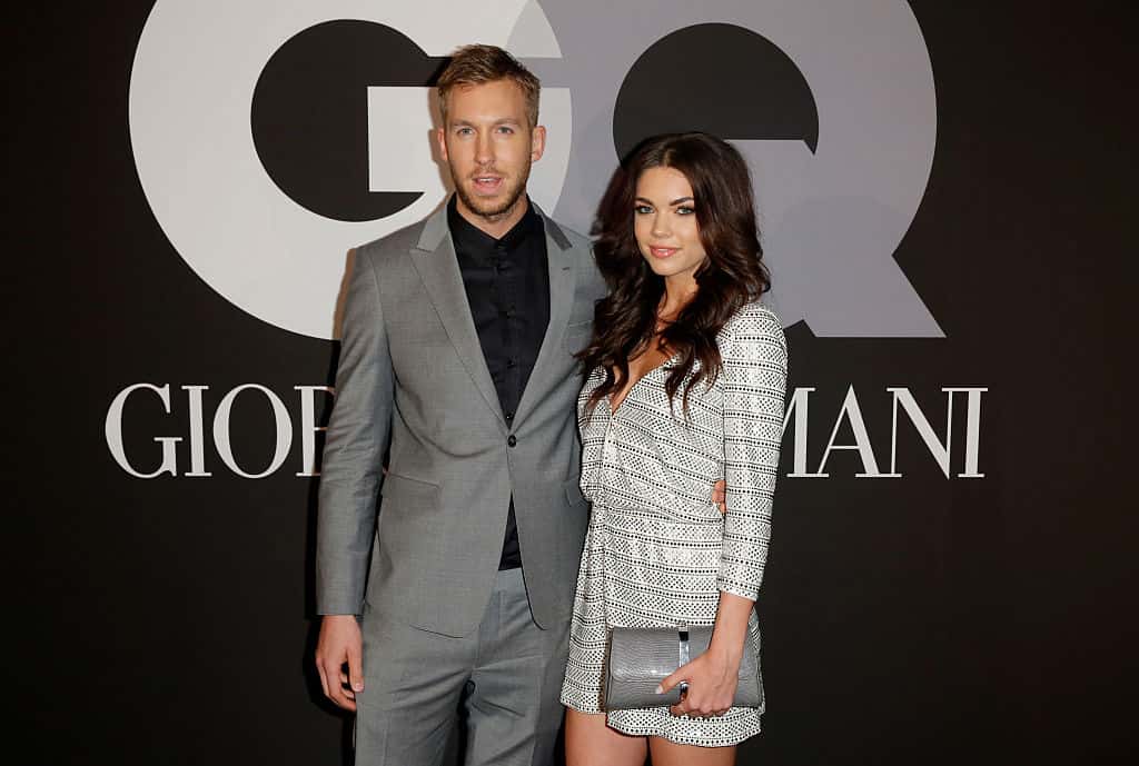 Recording artist Calvin Harris and model Aarika Wolf