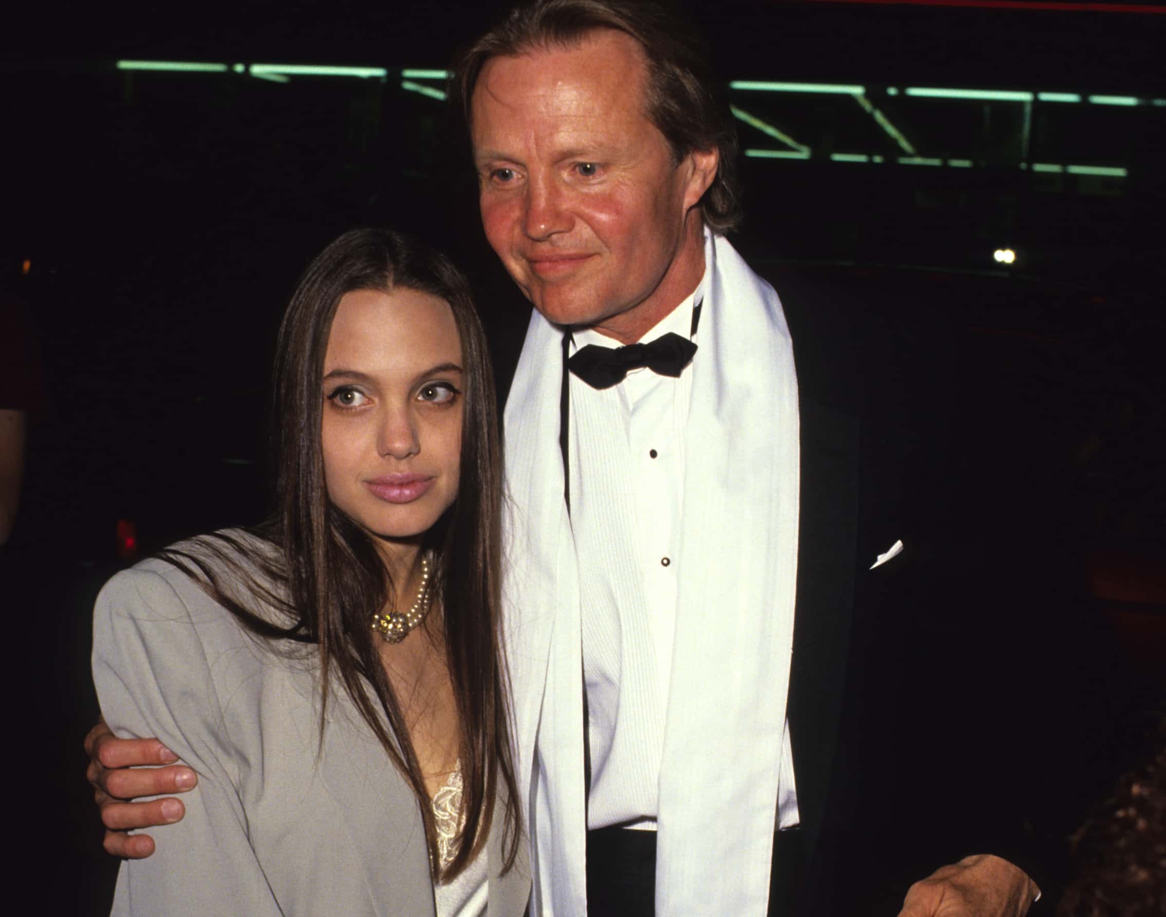 Angelina Jolie and Jon Voight