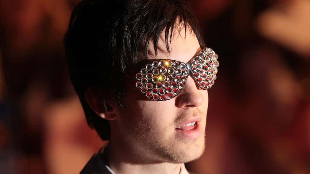 British producer and musician Calvin Harris arrives at the Brit awards