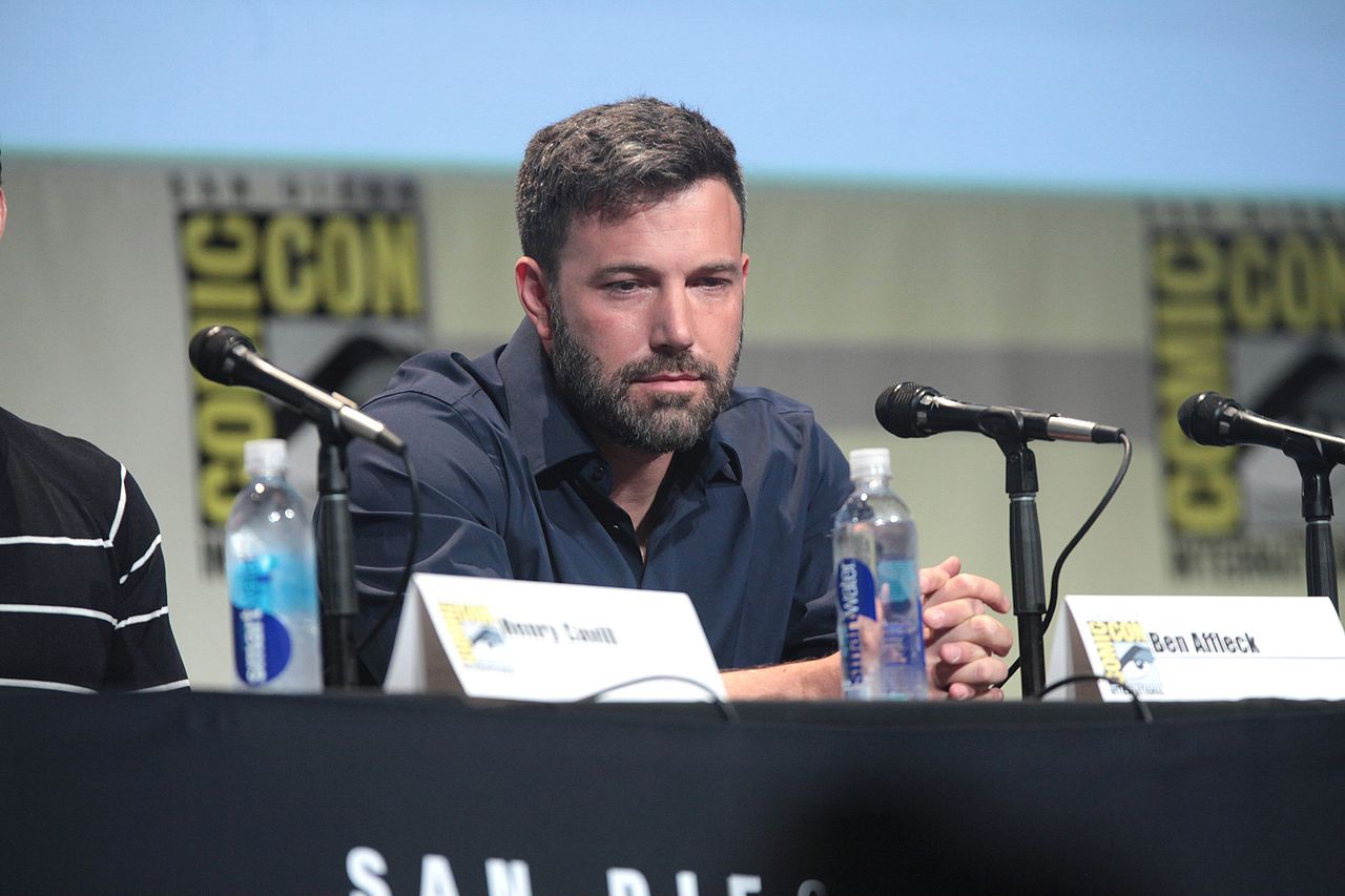Ben Affleck speaking at the 2015 San Diego Comic Con