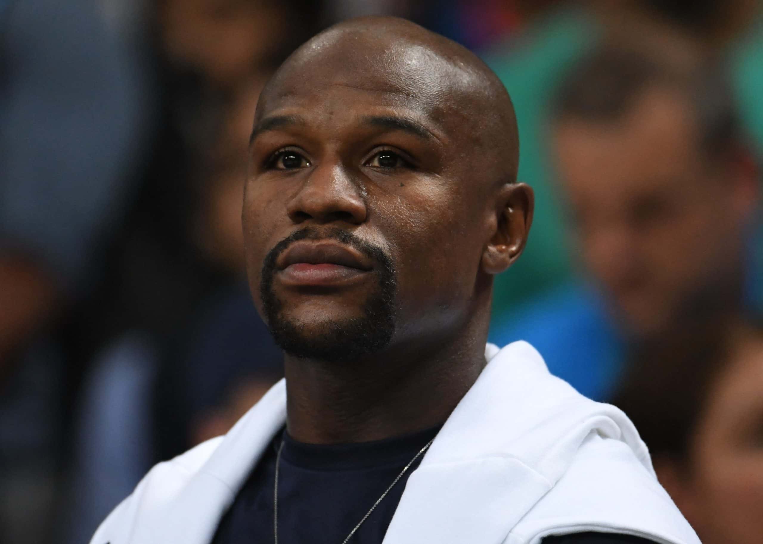 Floyd Mayweather Jr. after a match