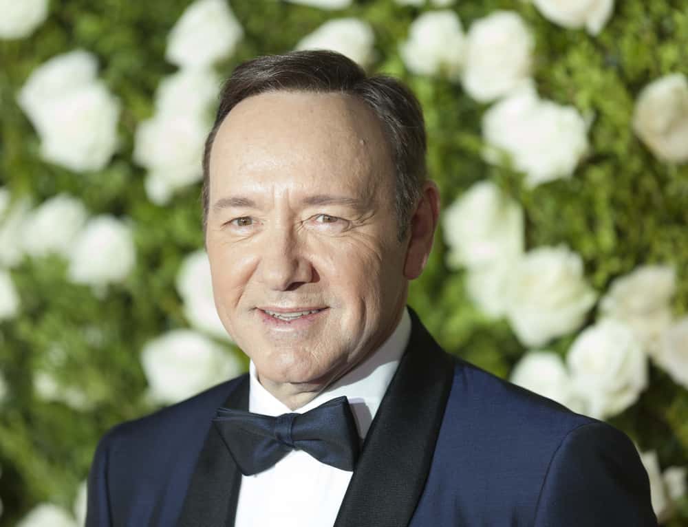 Kevin Spacey in Isaia attends Tony awards 2017 at Radio City Music Hall