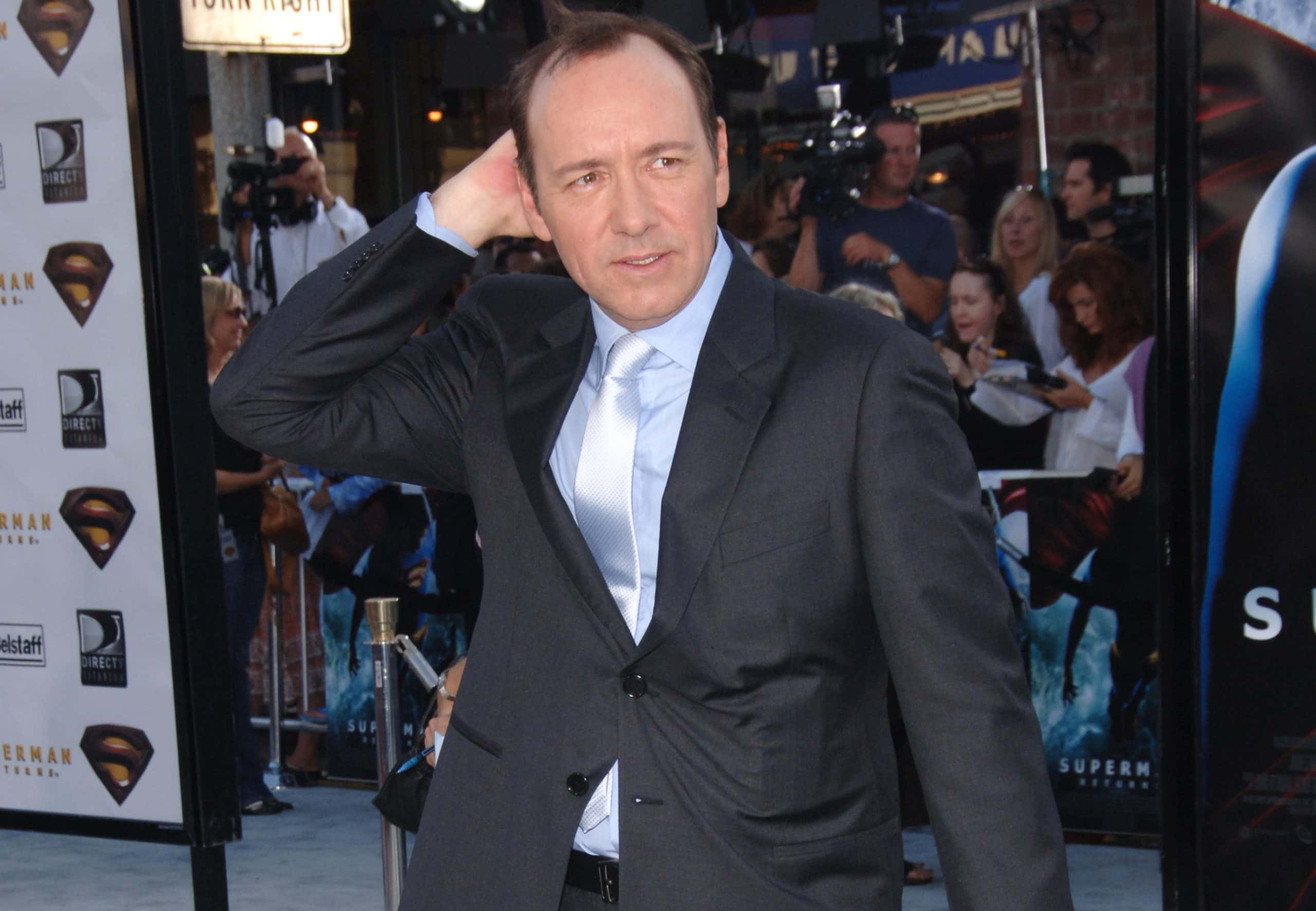 Actor KEVIN SPACEY at the world premiere of his new movie "Superman Returns"
