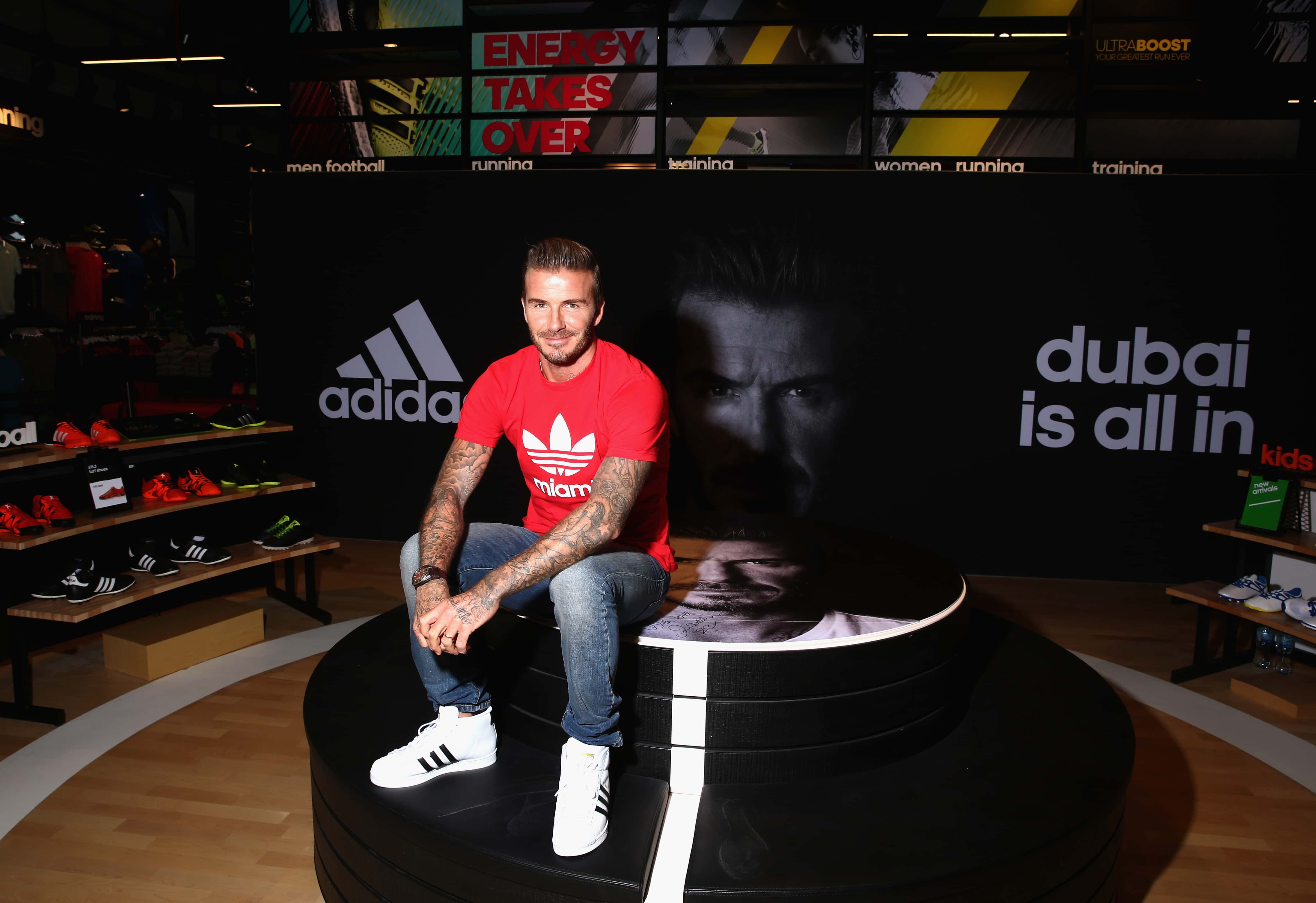 Global icon and footballing legend David Beckham today opened the new adidas HomeCourt concept store in the Mall of Emirates, Dubai
