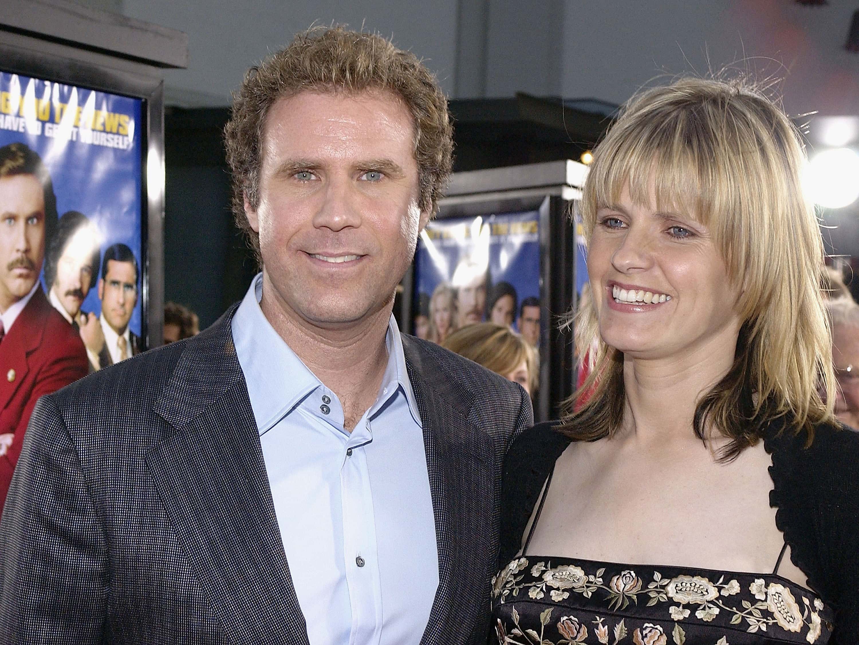 Actor Will Ferrell and wife Viveca Paulin