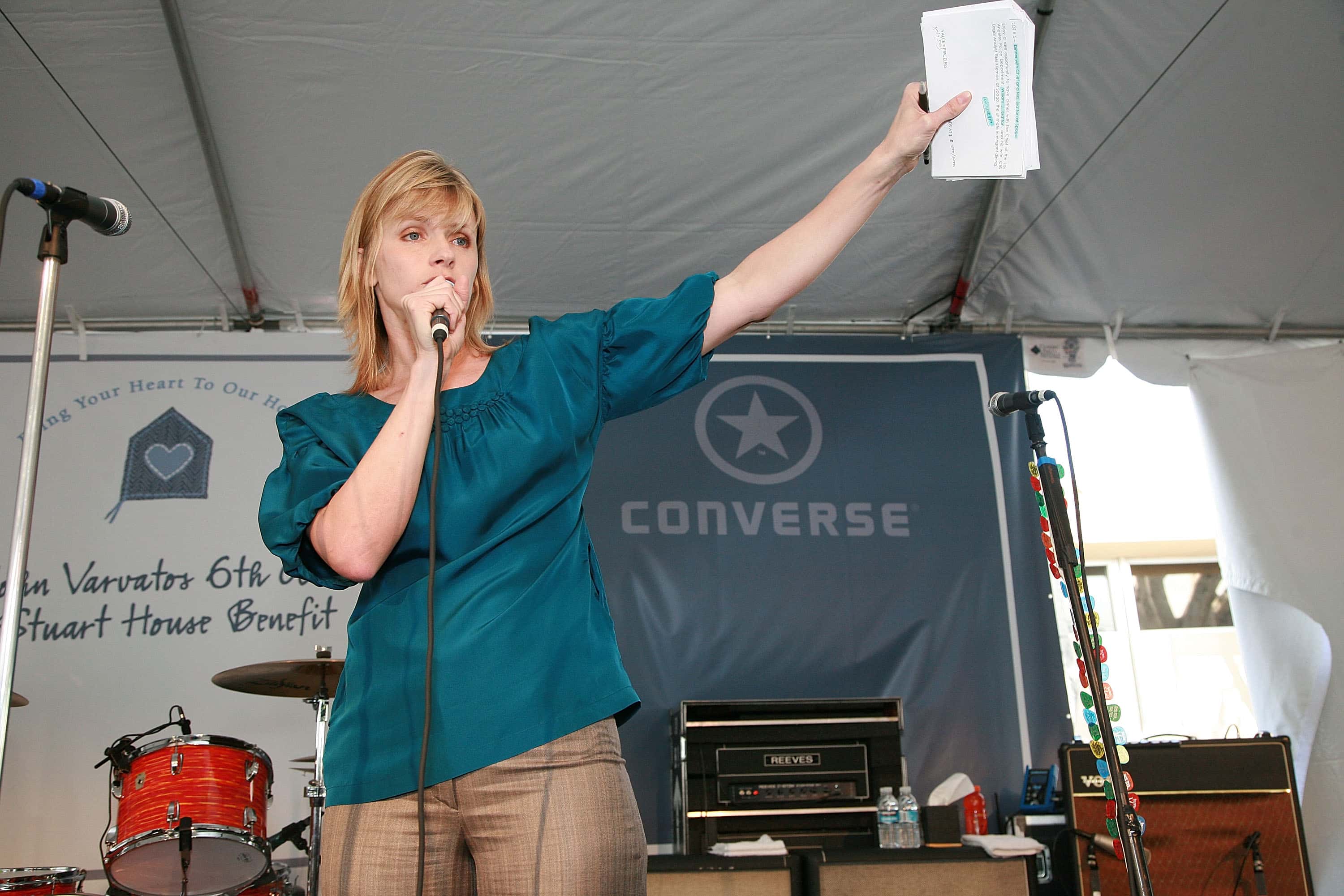 Viveca Paulin-Ferrell auctions items off