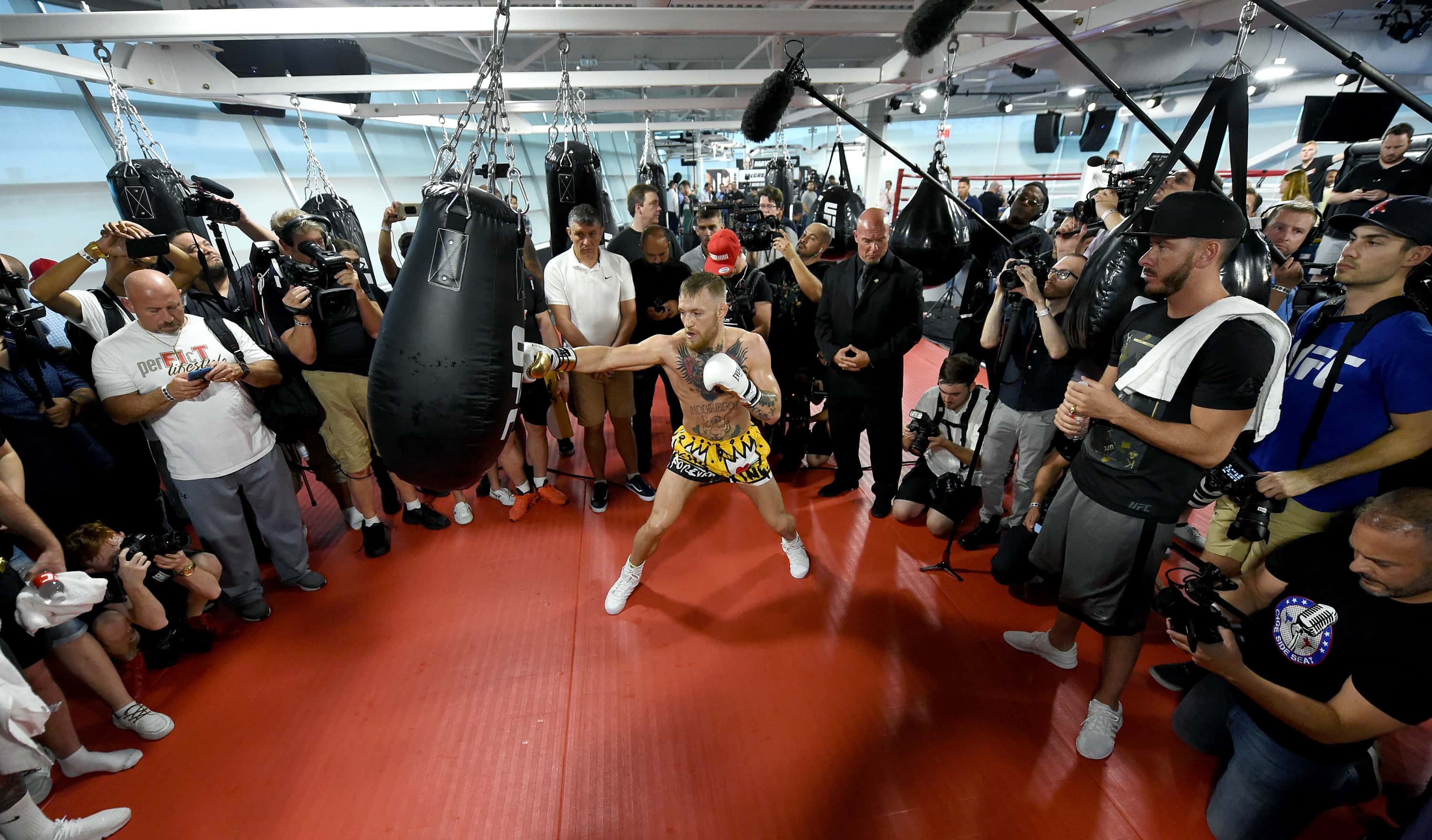 Conor McGregor Media Workout