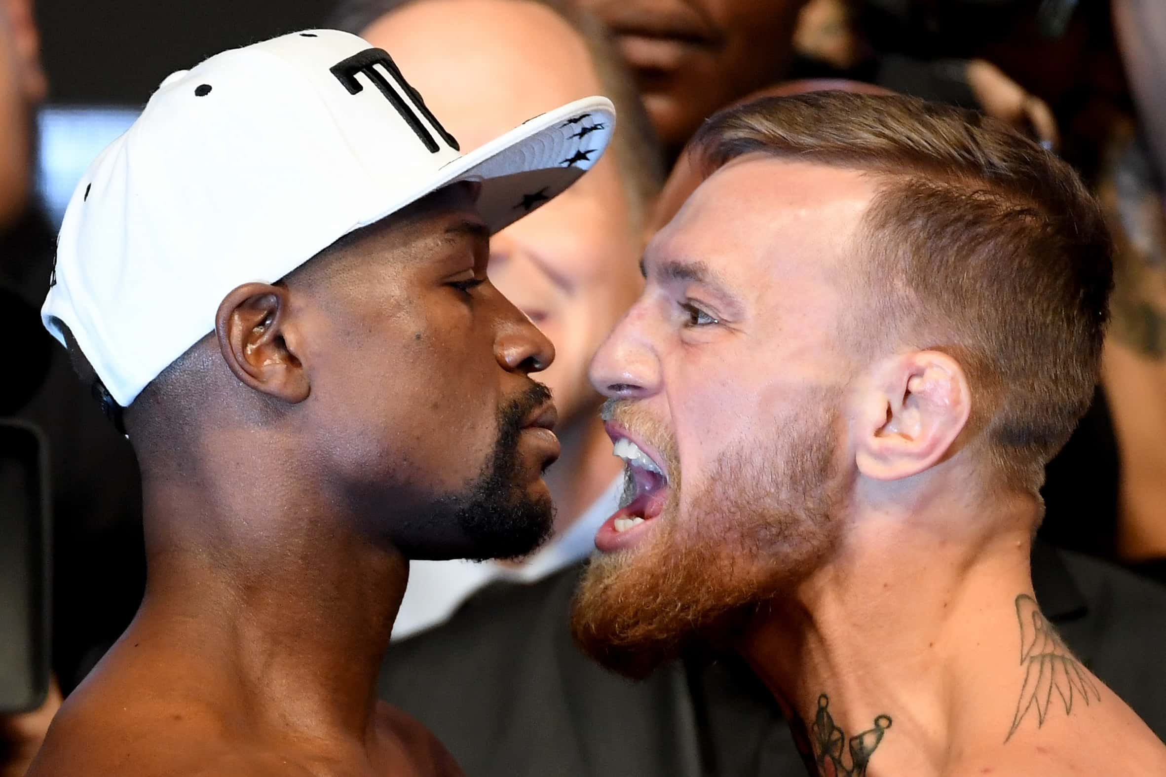 Floyd Mayweather Jr. v Conor McGregor - Weigh-in