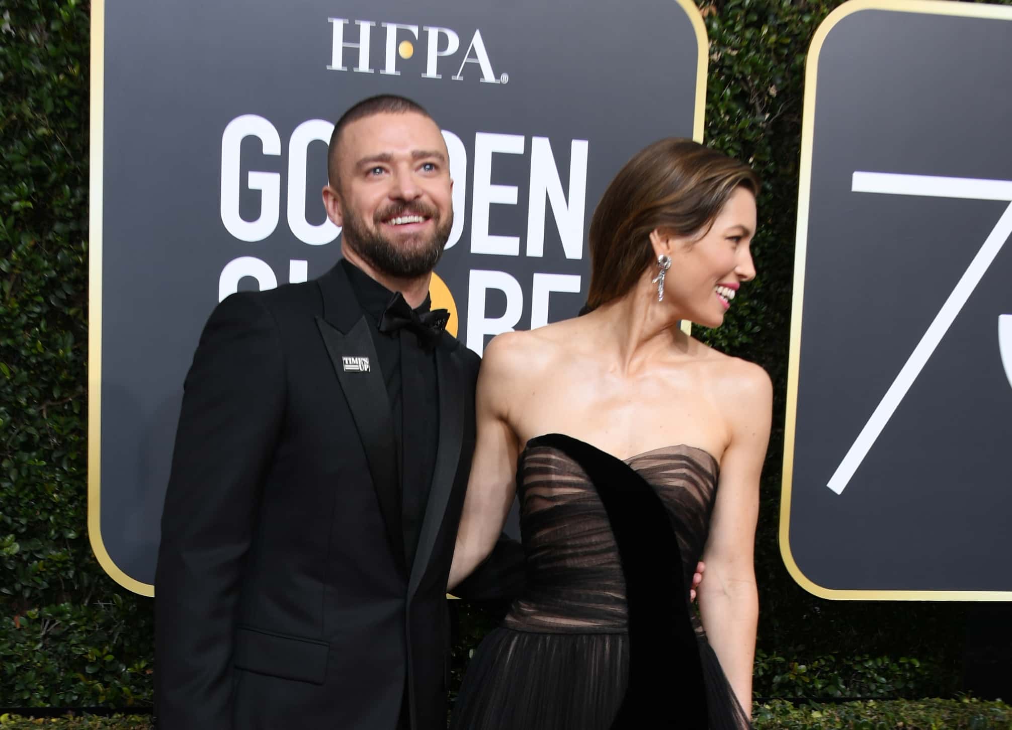 Singer Justin Timberlake and actress Jessica Biel