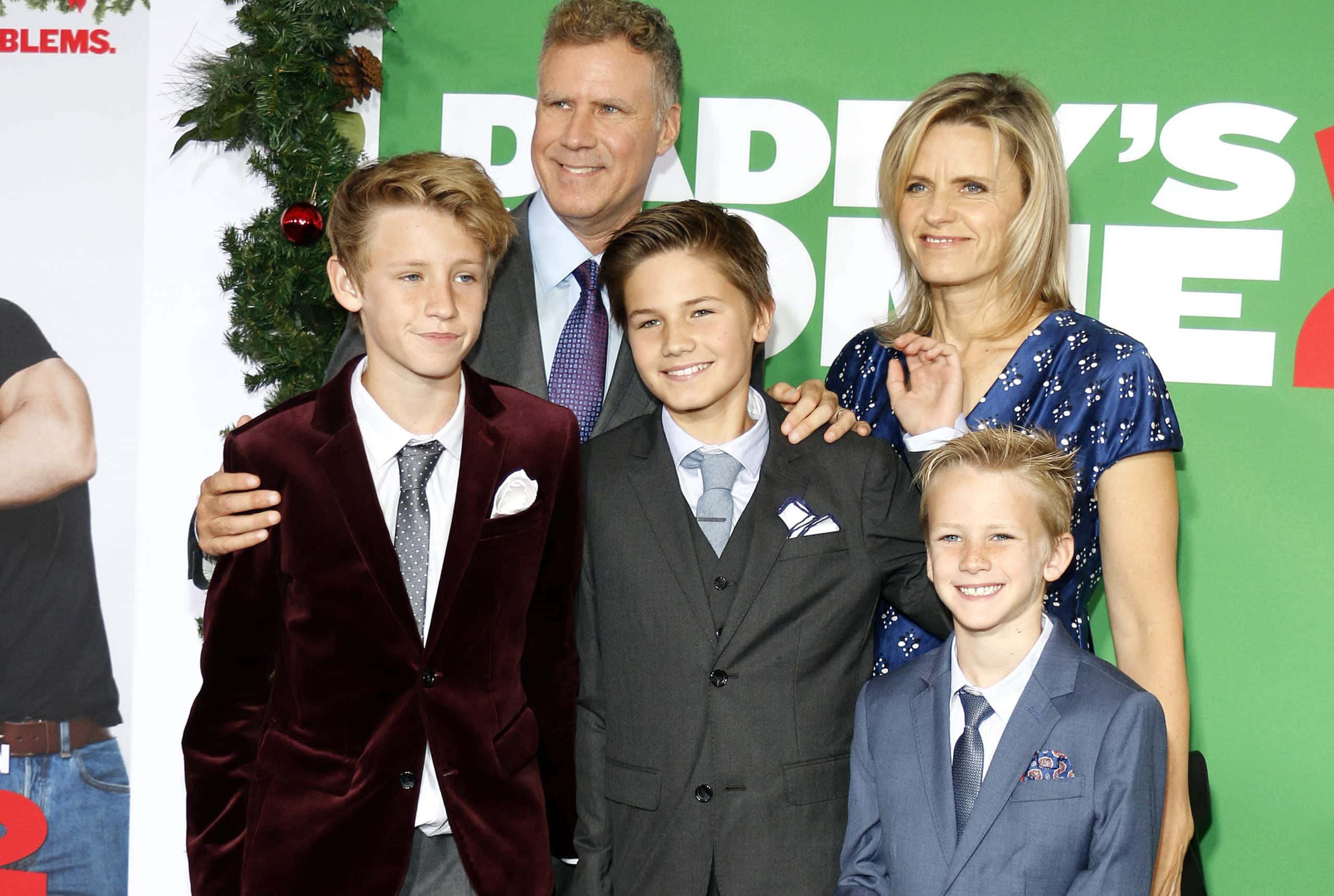 Will Ferrell and family at the Los Angeles premiere of 'Daddy's Home 2'