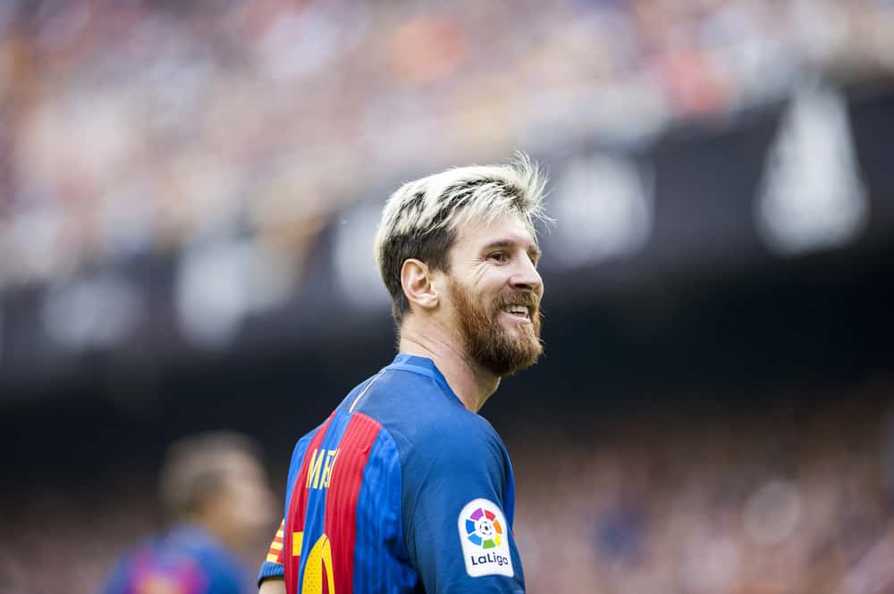 Messi during BBVA League match