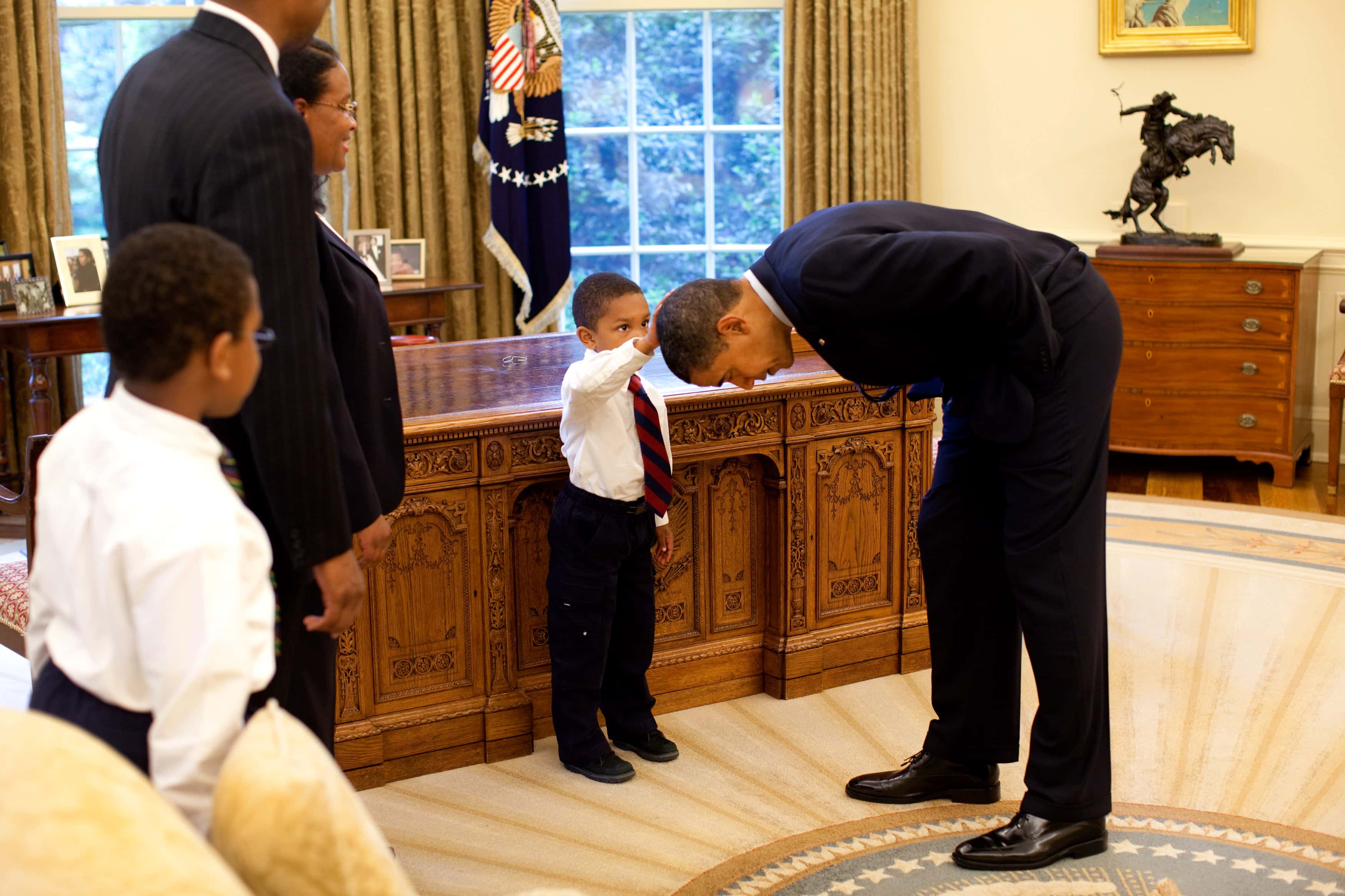 President Barack Obama in the White House