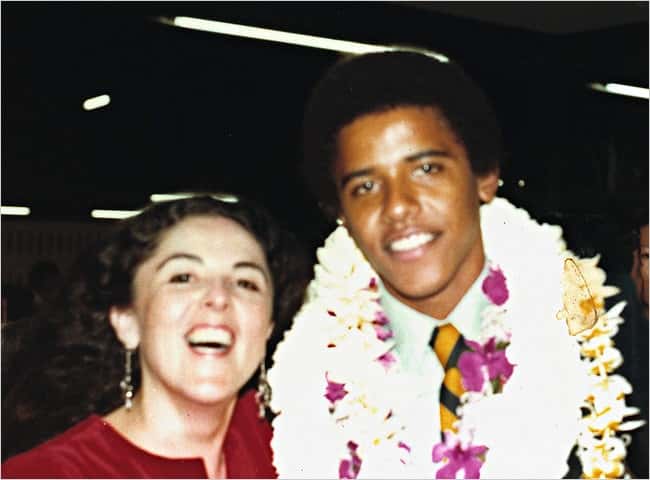 Photo of young Barack Obama