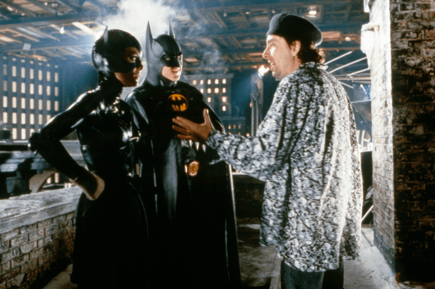 On the set of Batman Returns