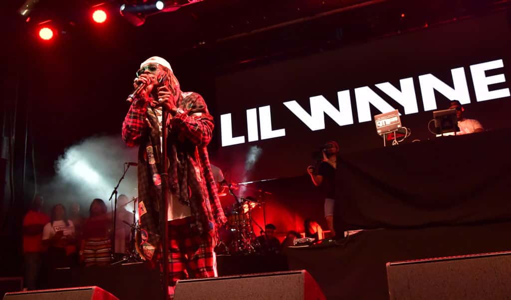 Lil Wayne performs at 2018 A3C festival at Georgia Freight Depot