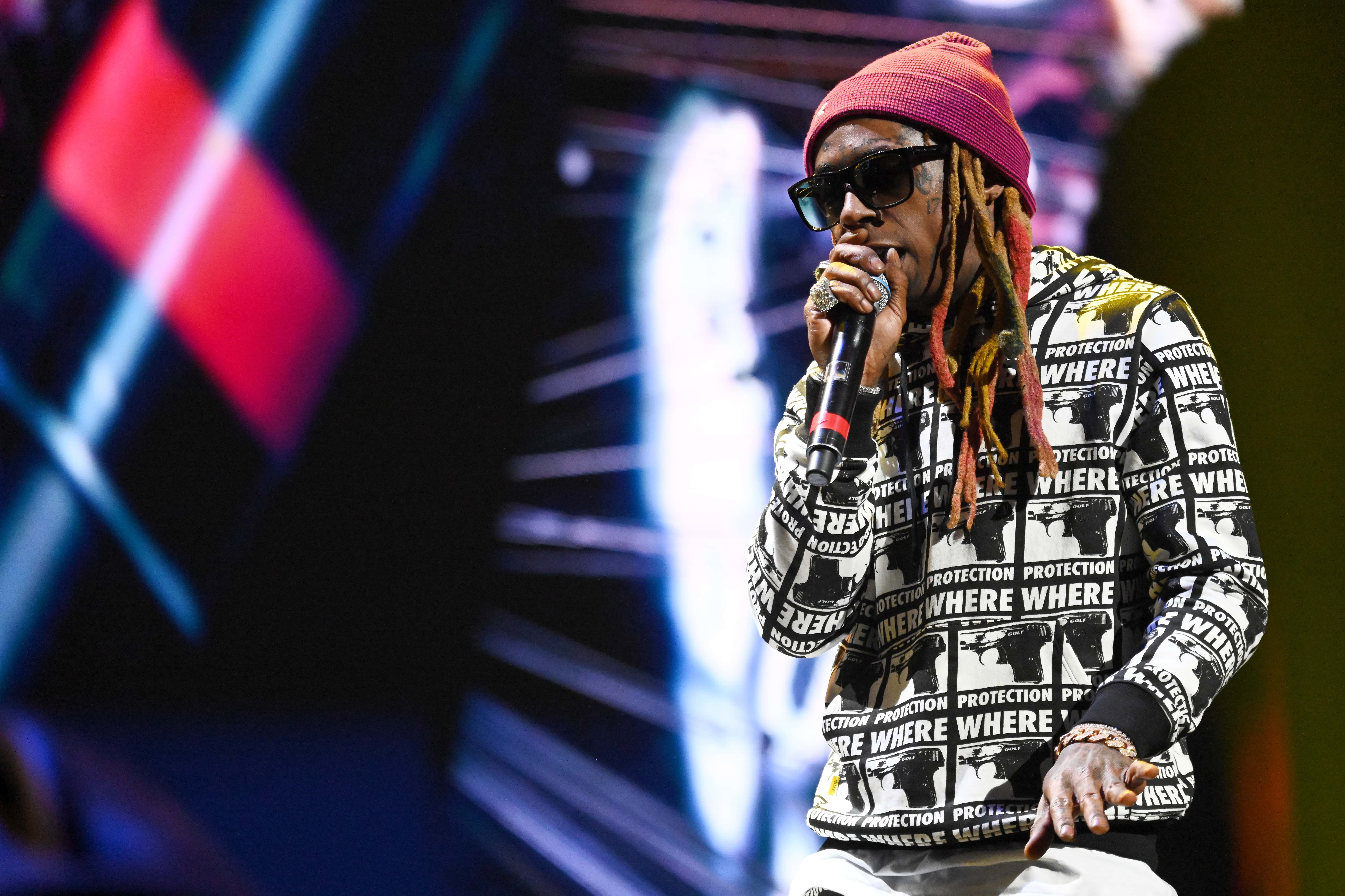 Lil Wayne performs onstage during the 4th Annual TIDAL X: Brooklyn
