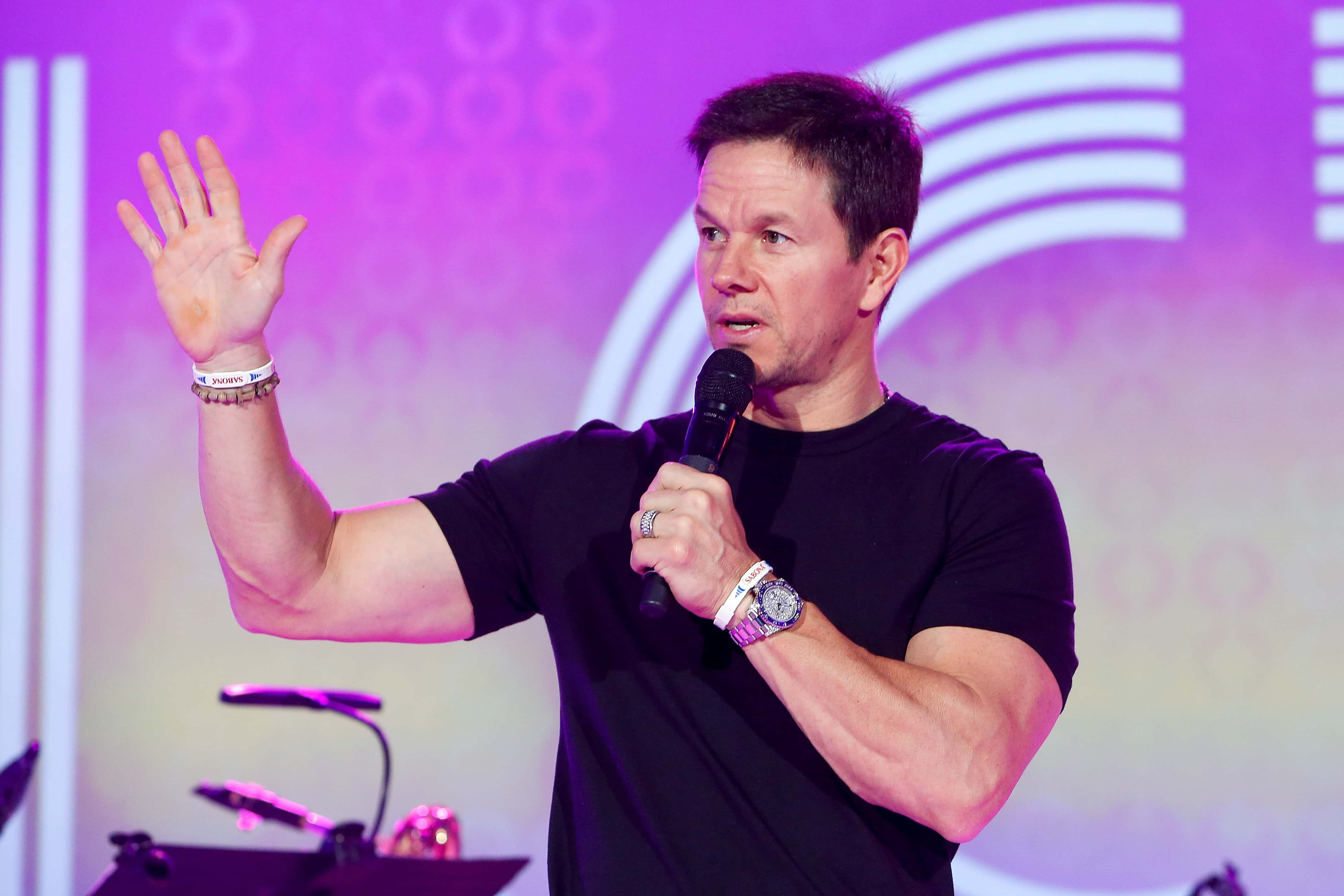 Actor Mark Wahlberg helps announce changes for the 2019 LPGA CME Group Tour Championship
