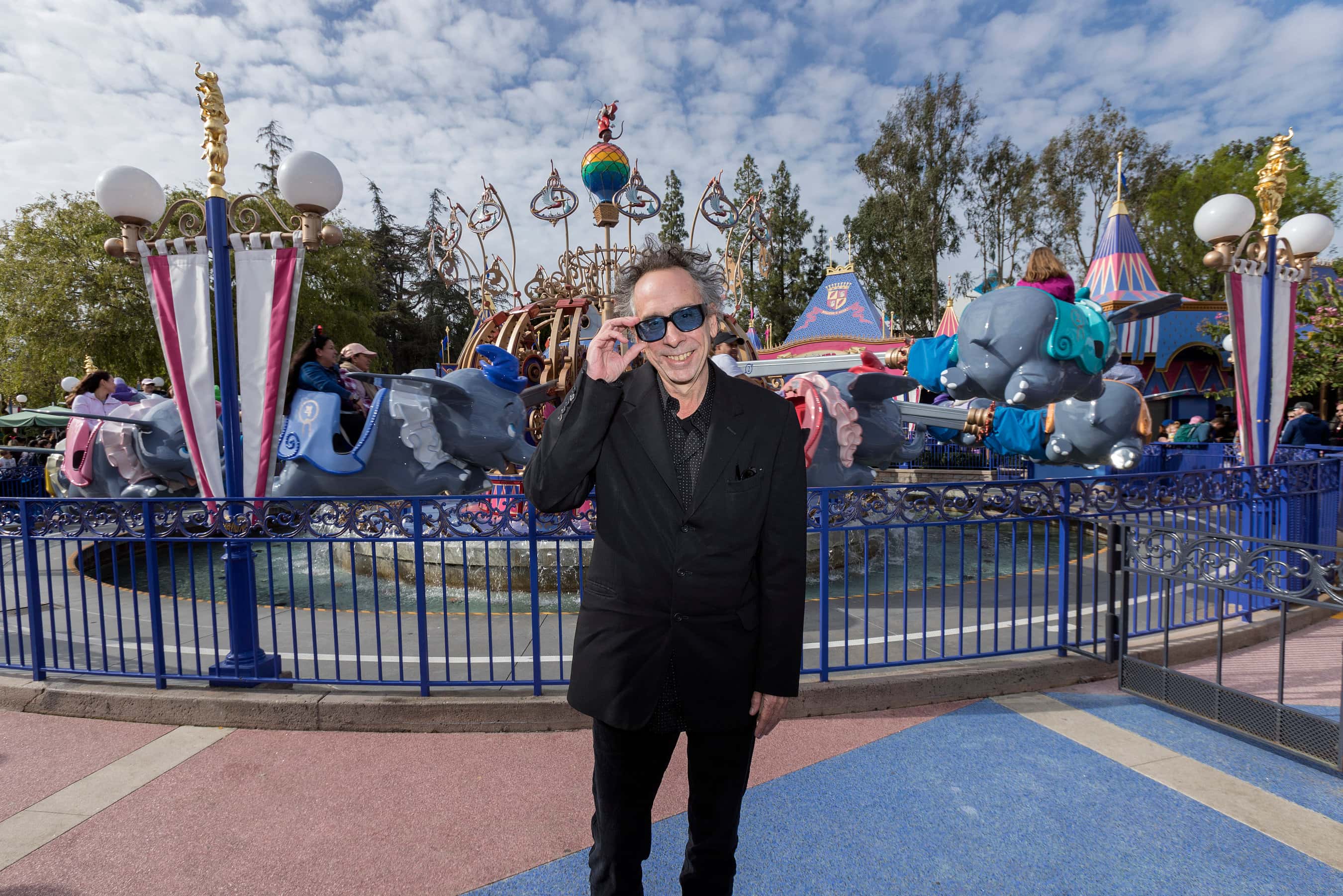 Tim Burton Visits Disneyland