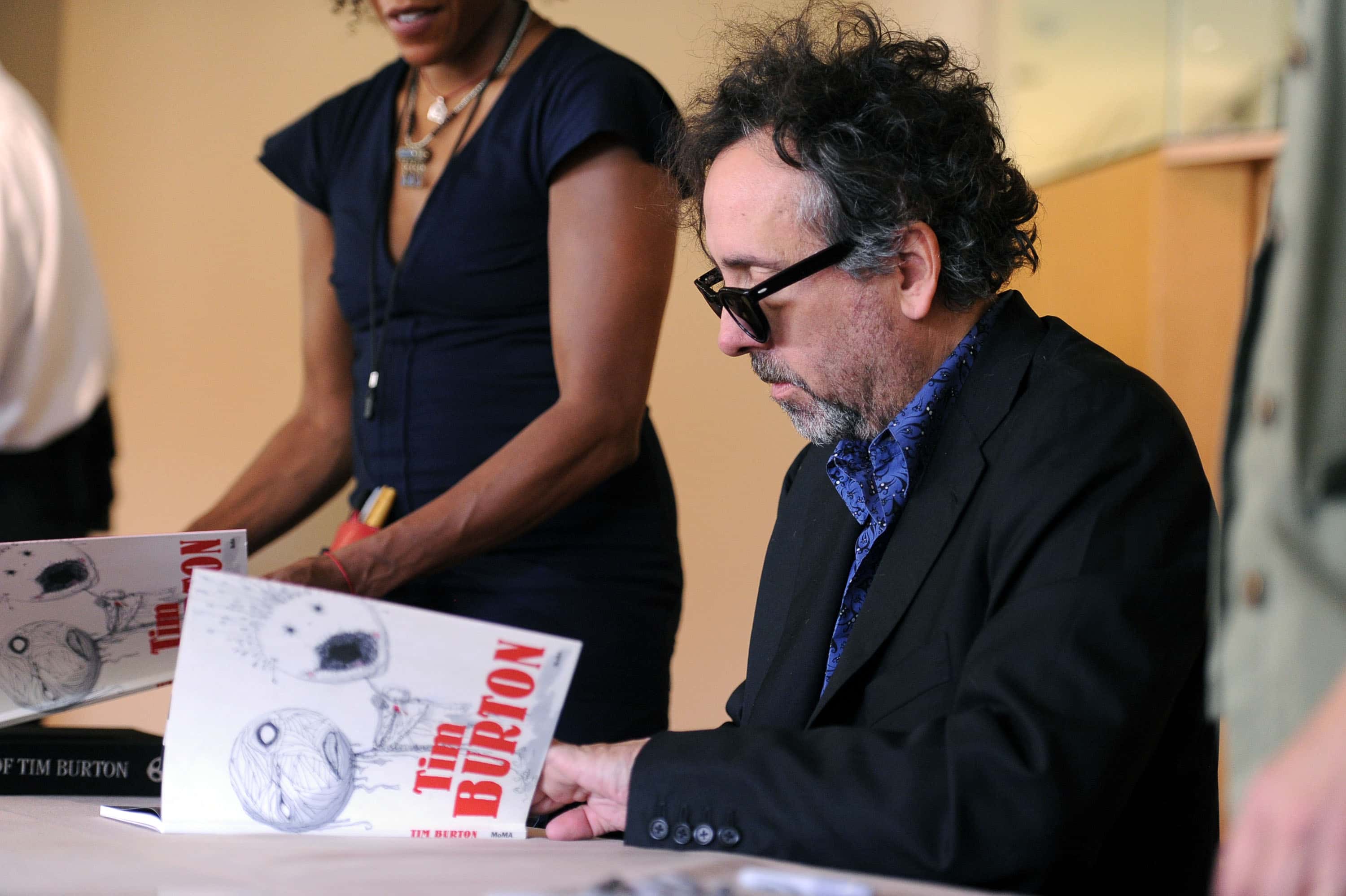 Tim Burton Book Signing At LACMA For His Exhibition Catalogue And The "Art Of Tim Burton"
